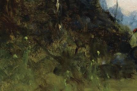 Фрагмент PAYSANNE ASSISE AU BORD DEЕL