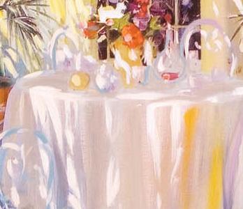 Фрагмент Перед завтраком в саду