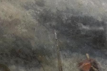 Фрагмент Переход Суворова через Альпы в 1799г. 1899.