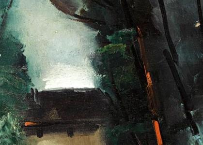 Фрагмент Пейзаж с домом