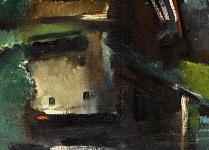 Фрагмент Пейзаж с домом