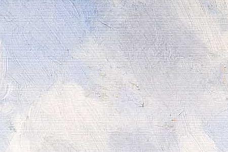 Фрагмент Пейзаж с фигурами у реки.