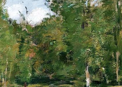 Фрагмент Пейзаж с озером