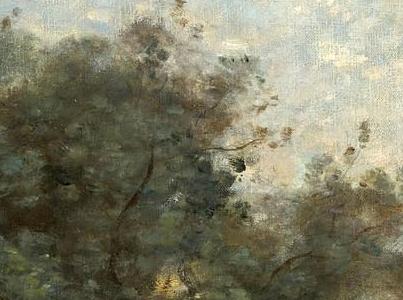 Фрагмент Пейзаж с танцующими