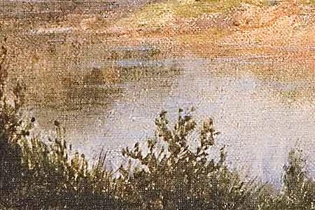 Фрагмент Пейзаж с женской фигурой.1879