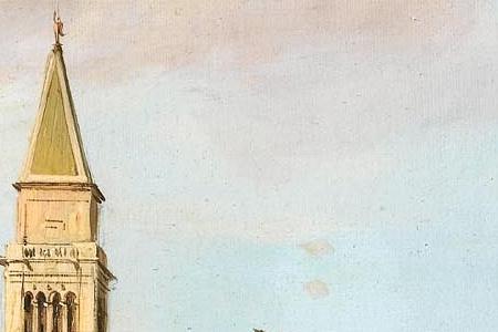 Фрагмент Piazzetta San Marco Venice Santa Maria della Salute Venic