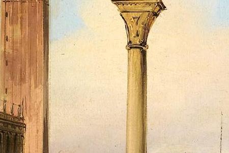 Фрагмент Piazzetta San Marco Venice Santa Maria della Salute Venic