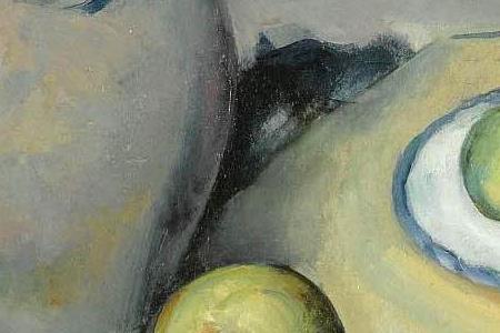 Фрагмент PICHET ET FRUITS SUR UNE TABLE