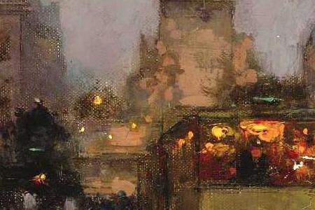 Фрагмент PLACE DE LA REPUBLIQUE PARIS EVENING