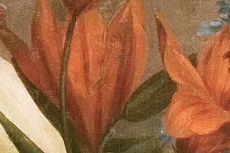 Фрагмент Польша. Цветы в вазе.