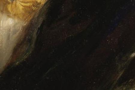 Фрагмент PORTRAIT OF A LADY WEARING A GREEN HAT