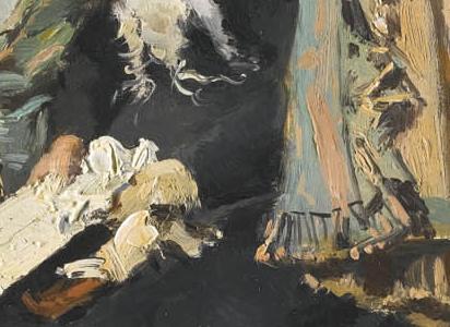 Фрагмент PORTRAIT OF A NOBLEWOMAN