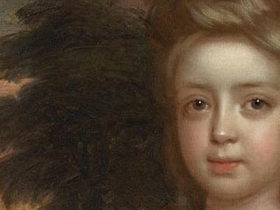 Фрагмент Portrait of a young girl