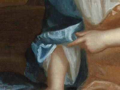 Фрагмент Portrait of a young girl