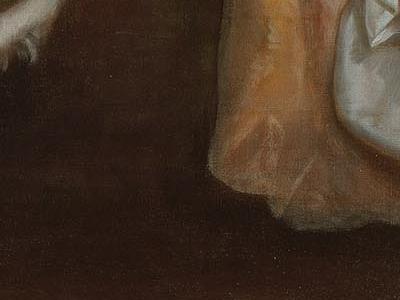 Фрагмент Portrait of a young girl