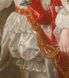 Фрагмент PORTRAIT OF ANTOINE NOMPAR DE CAUMONT DUKE OF LAUZUN