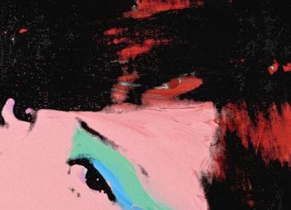 Фрагмент PORTRAIT OF NICOLA WEYMOUTH на салатовом фоне