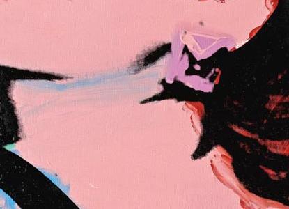 Фрагмент PORTRAIT OF NICOLA WEYMOUTH на салатовом фоне