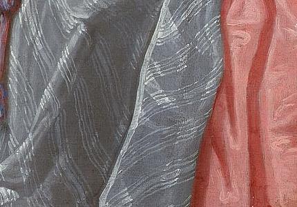 Фрагмент Portrait of young girl seated