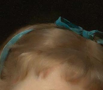 Фрагмент Портрет девочки