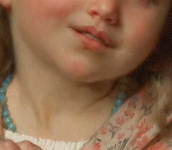 Фрагмент Портрет девочки