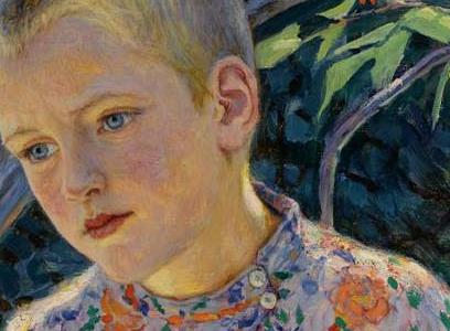 Фрагмент Портрет сына художнка  KLAUS EKHARDT