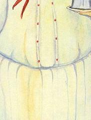 Фрагмент Повар с бутылкой шампанского