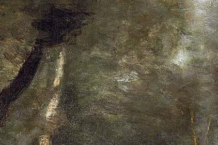 Фрагмент Prairie bois e au bord de l eau