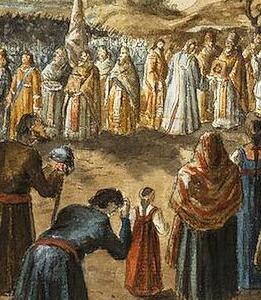 Фрагмент Праздник иконы Казанской Божьей Матери на Красной Площади