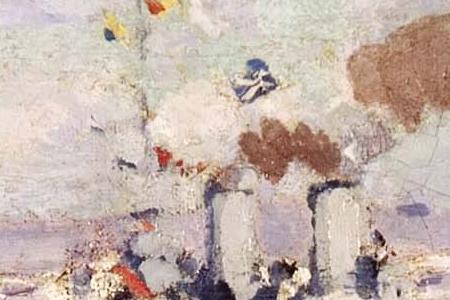 Фрагмент Праздник на воде.1916.