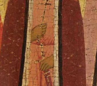 Фрагмент Prince Vladimir with Saints Boris and Gleb, ROSTOV INFLUENCE, 16th century