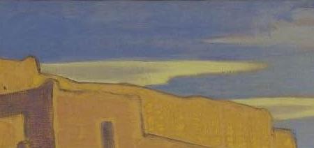 Фрагмент ПУЭБЛО ИН САНТА ФЕ КРУГ 1922