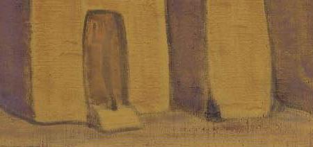 Фрагмент ПУЭБЛО ИН САНТА ФЕ КРУГ 1922