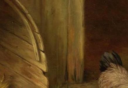 Фрагмент PUPPIES AND CHICKENS AND PUPPIES AND A TORTOISE TWO WO