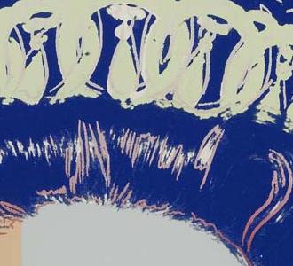 Фрагмент QUEEN ELIZABETH в синих тонах