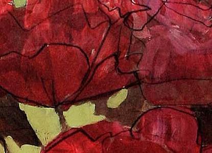 Фрагмент Raspberry Peonies