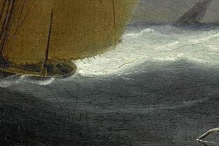 Фрагмент R.N., A Cutter Close Hauled