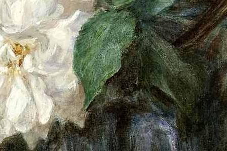 Фрагмент ROSES BLANCHES DANS UNE CRUCHE