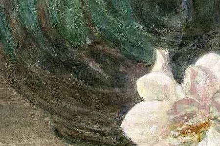 Фрагмент ROSES BLANCHES DANS UNE CRUCHE