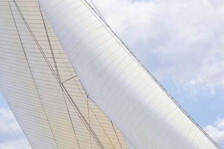 Фрагмент Round the Leeward Mark, Candida leads Westward, Cambria, Britannia, White Heather II and Lulworth, Cowes, 1930