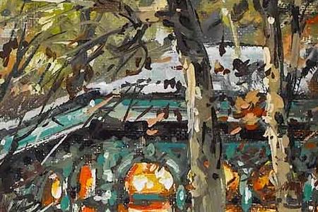 Фрагмент Rue Lafayette square Montholon Paris