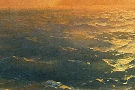 Фрагмент Рыбаки на берегу моря. 1852.