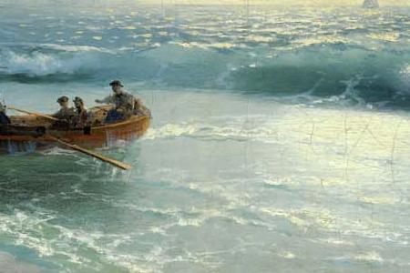 Фрагмент SAILORS COMING ASHORE