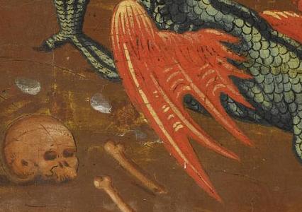 Фрагмент Saint George, Ionian Islands, 17th century