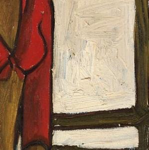 Фрагмент Seated girl