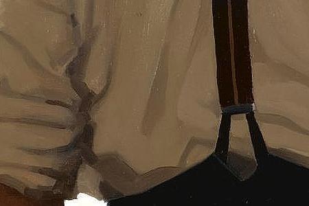 Фрагмент SELF PORTRAIT - HOMAGE TO FONTANA