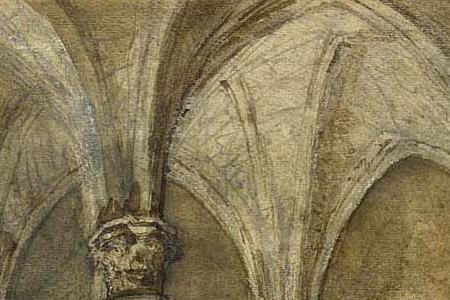 Фрагмент SET DESIGN FOR LA FAVORITA, ACT III, LA SCALA, MILAN