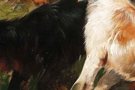 Фрагмент SETTERS PUTTING UP DUCK