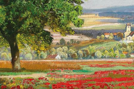 Фрагмент Швейцарский пейзаж