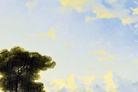 Фрагмент Швейцарский пейзаж